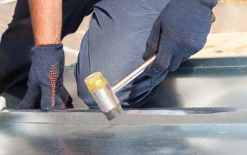 Wrangle Low Ground metal flat roofing repairs